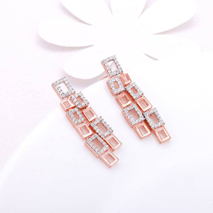 Anushka'S Rose Gold Grace Earrings : ER0618