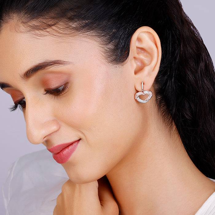 Silver Dual Tone Juliet Earring : ER061