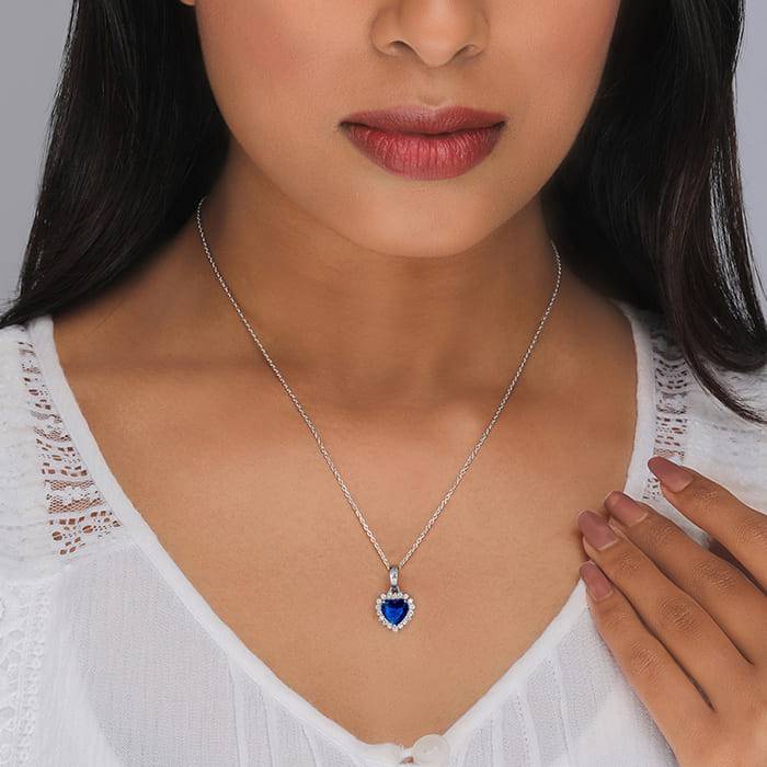 Giva 925 Silver Heart Of The Ocean Classic Set| Gifts For Women And Girls | With Certifica : ER0661PD0526BR0923