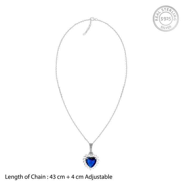 Giva 925 Silver Heart Of The Ocean Classic Set| Gifts For Women And Girls | With Certifica : ER0661PD0526BR0923