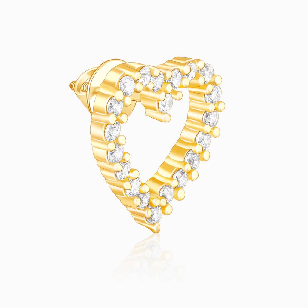 Golden Heart Will Go On Studs : ER0665