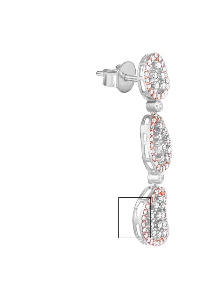 Giva 925 Silver Rose Gold Call It Love Earrings : ER0674