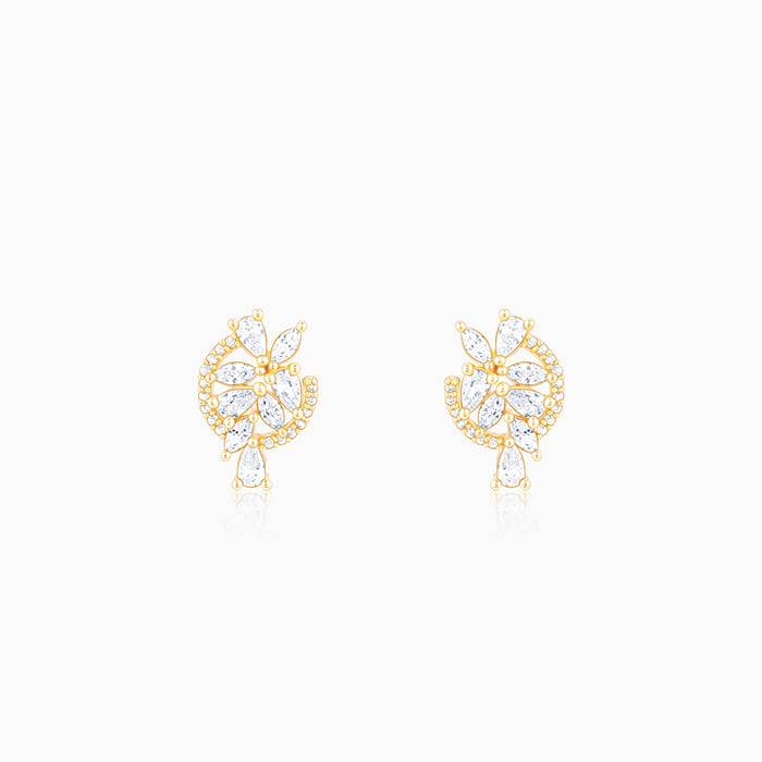 The White Periwinkle Earrings : ER0684