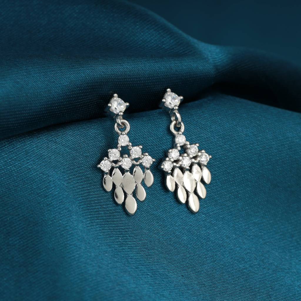 Silver Grape Valley Earrings : ER0779