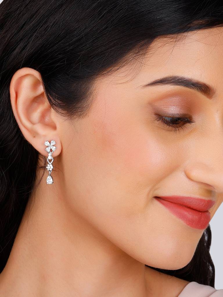 GIVA 925 Sterling Silver Floweret Earrings