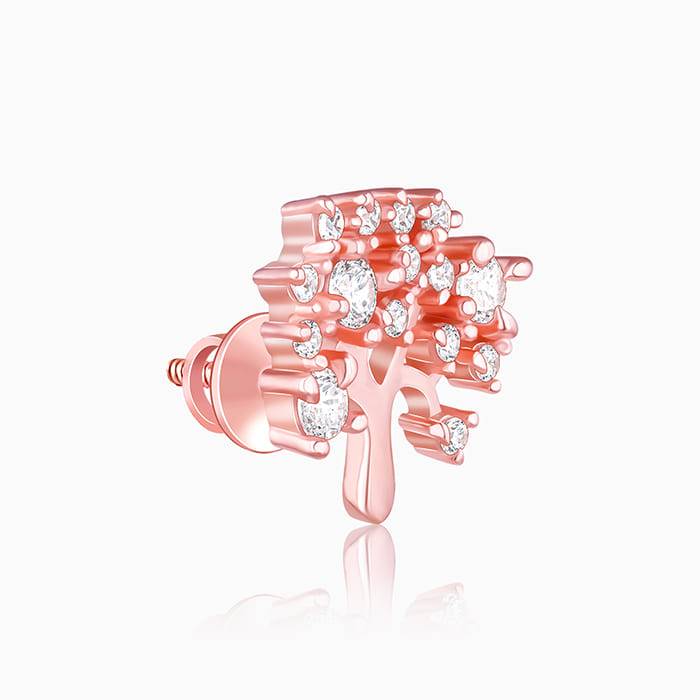 Anushka Sharma Rose Gold Tree Of Life Earrings : ER087