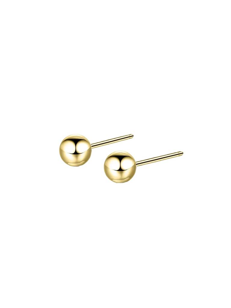 Plain Ball Stud Earrings : ER096