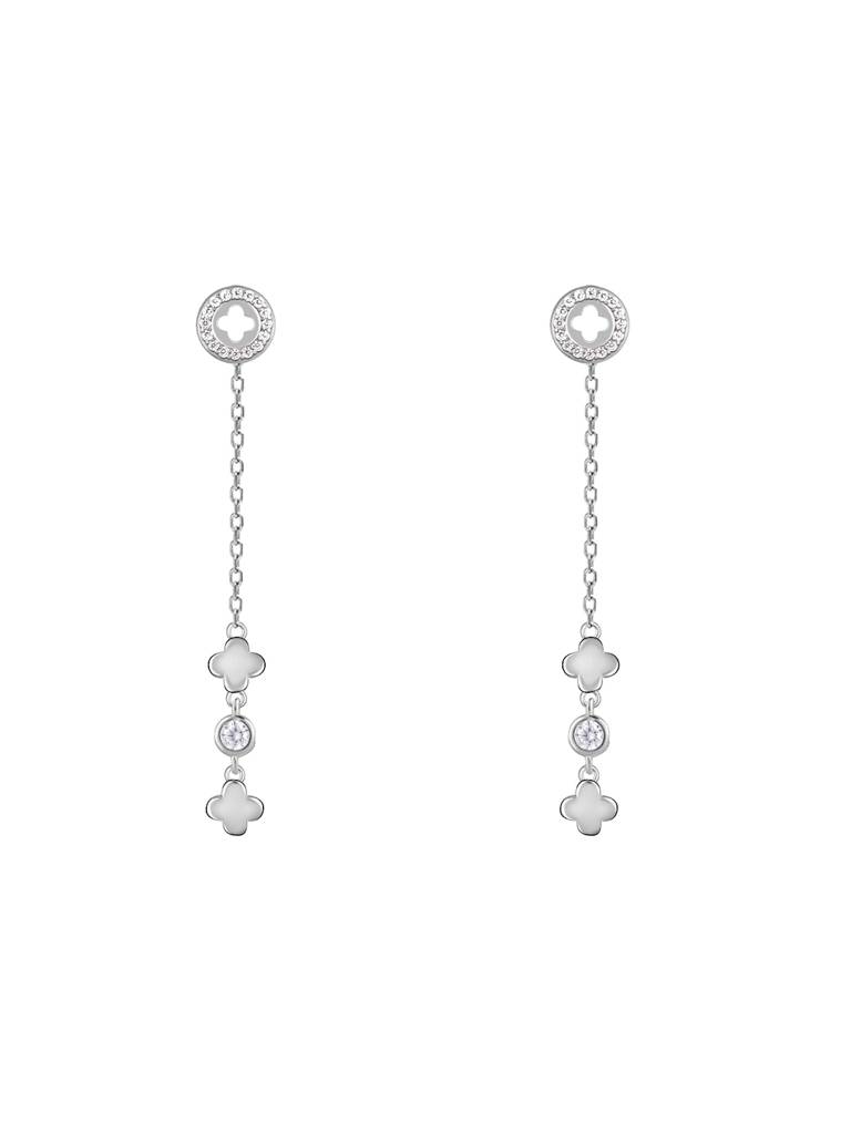 GIVA 925 Sterling Silver Goth Chain Earrings