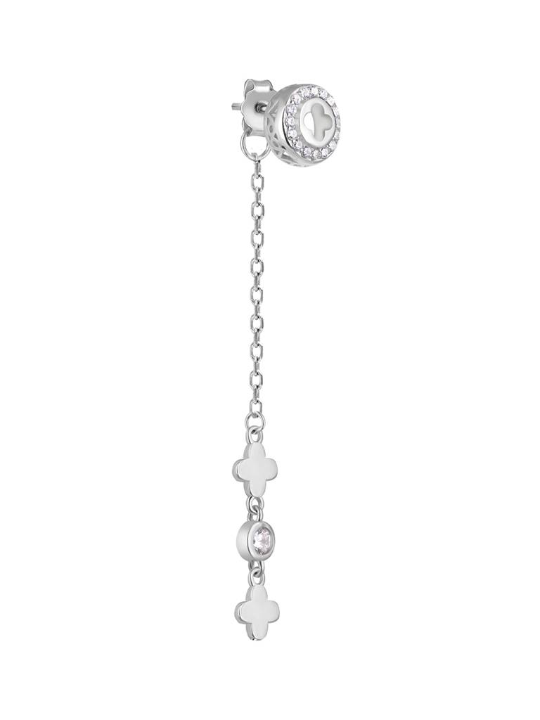 GIVA 925 Sterling Silver Goth Chain Earrings
