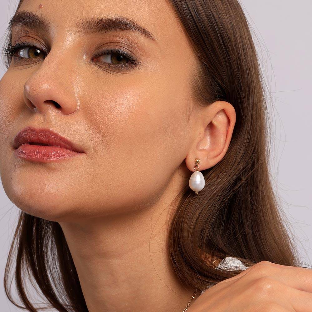 Pearl Drop Earrings : ER112
