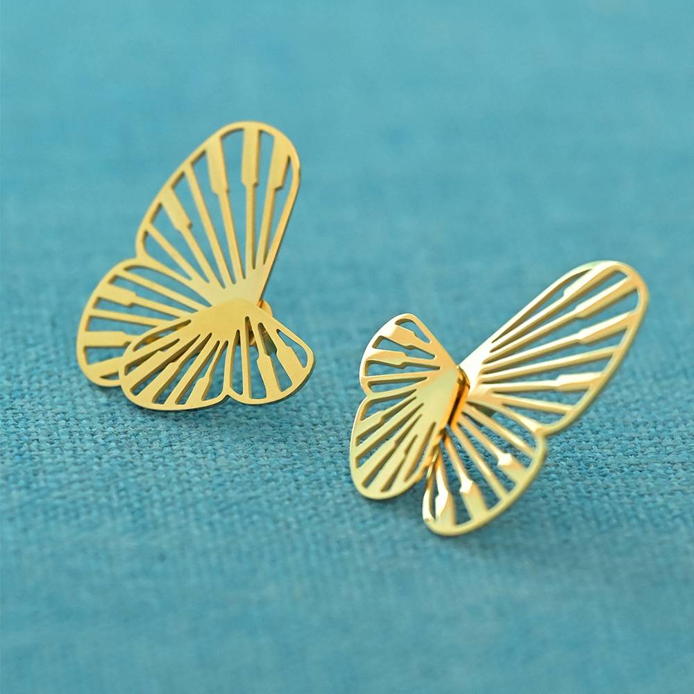 Butterfly Wing Stud Earrings : ER118
