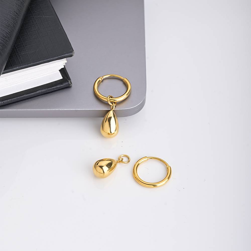 Waterdrop Hoop Earrings : ER129