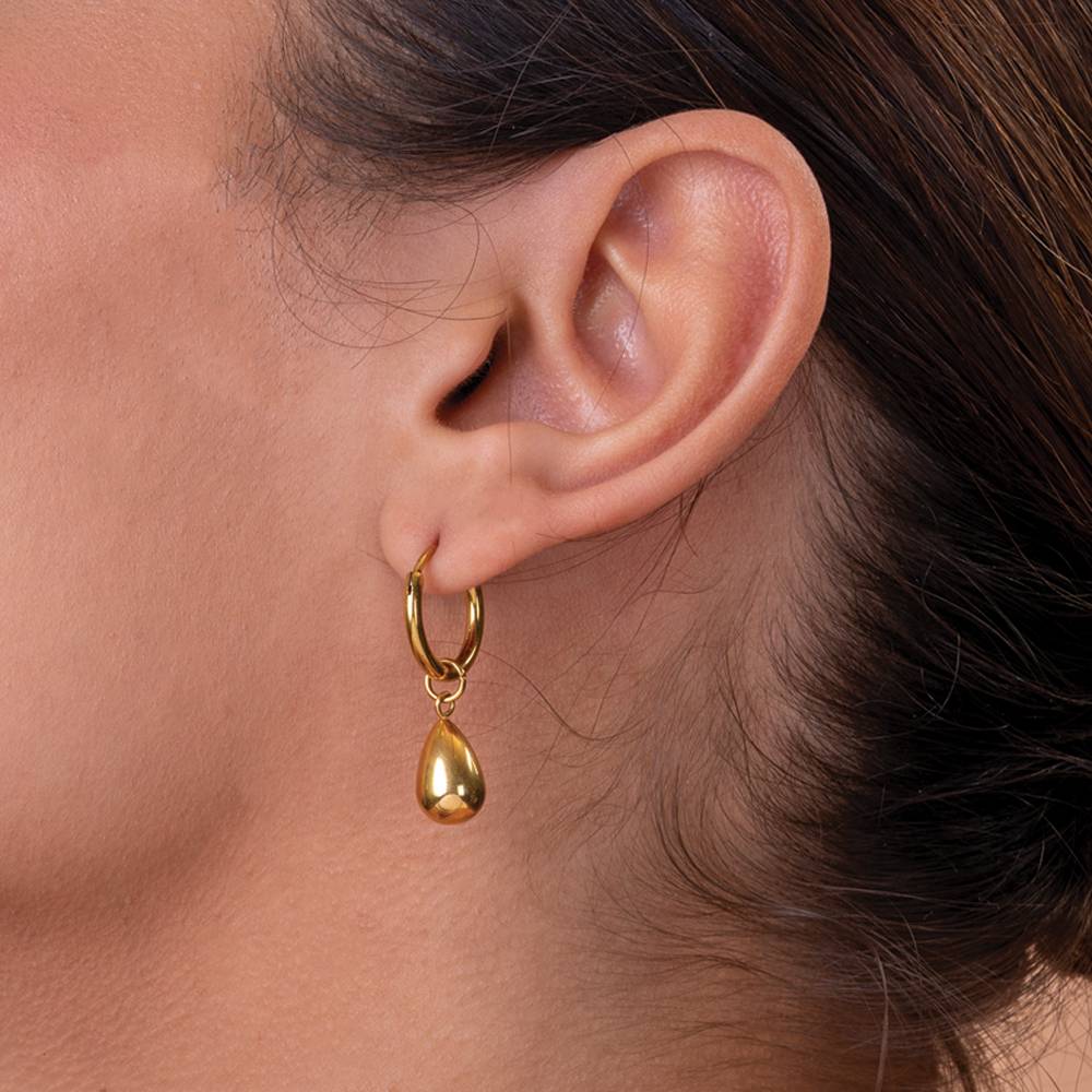 Waterdrop Hoop Earrings : ER129