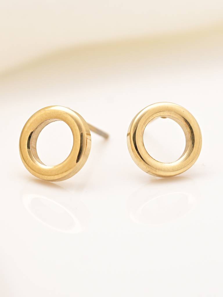 Halo Stud Earrings : ER140-G