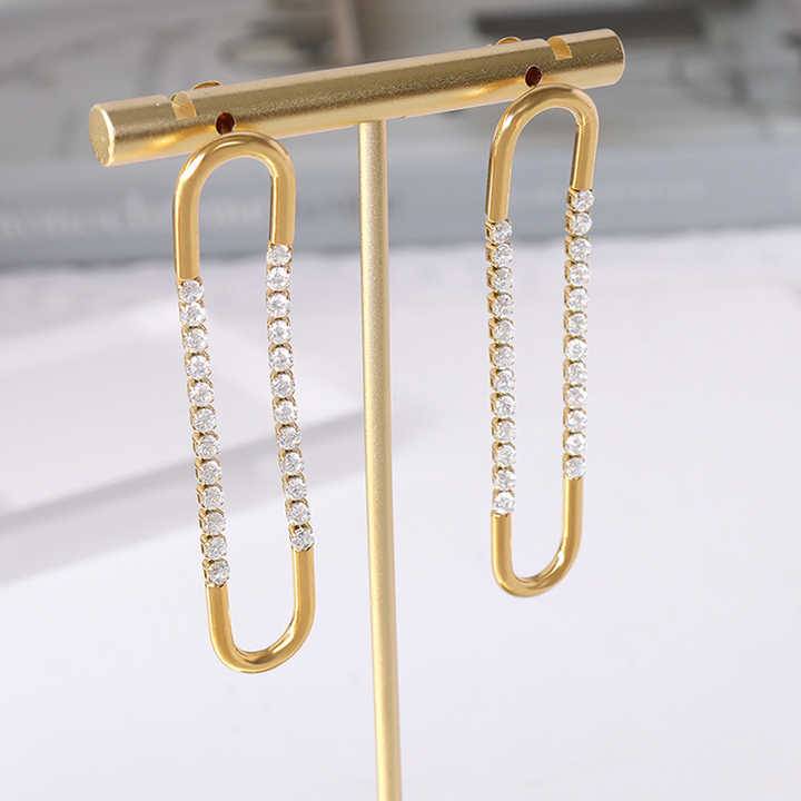 Dangle U Shape Earrings : ER149
