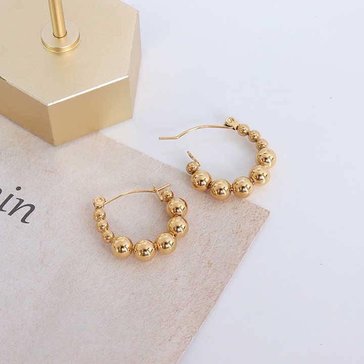 Beaded Hoop Earrings : ER150