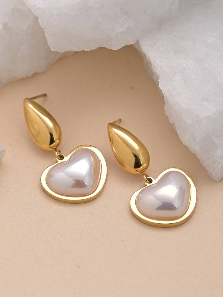 Vintage Heart Earrings : ER155