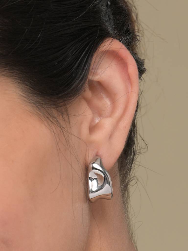 Fret Hoop Earrings : ER170