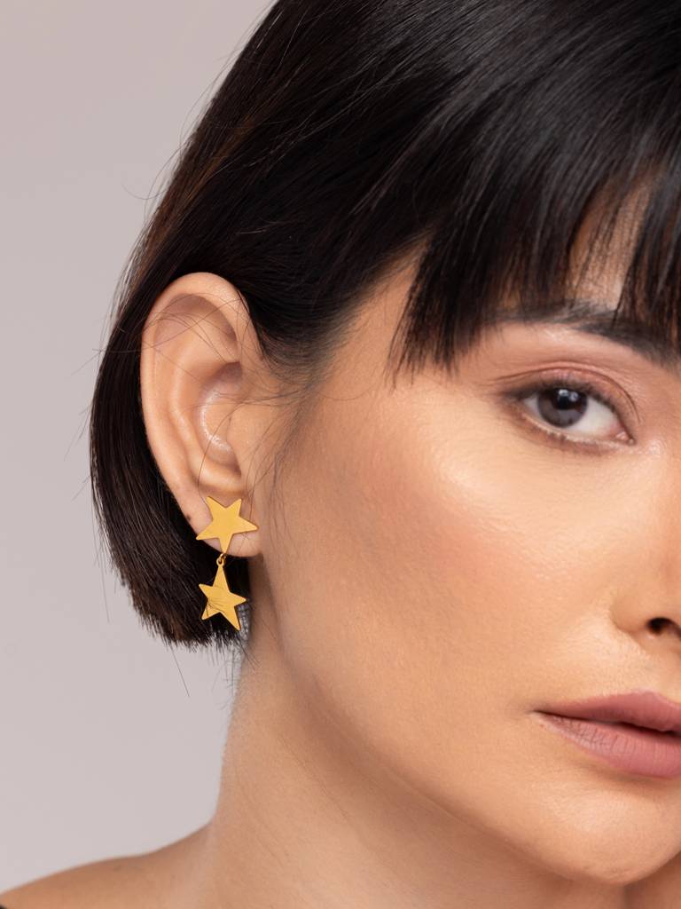 Twinkle And Tassel  Earrings For Women : ER171