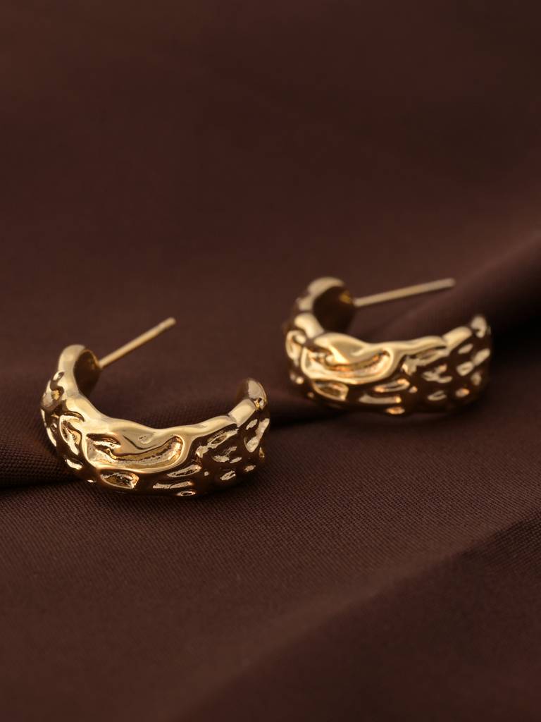 Dune Hoop Earrings : ER173