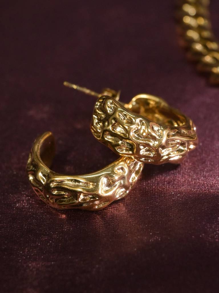 Dune Hoop Earrings : ER173