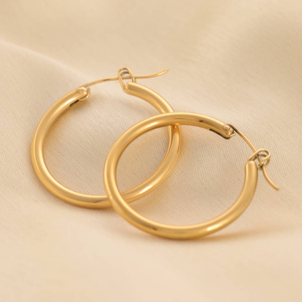 Golden Halo Hoops : ER186