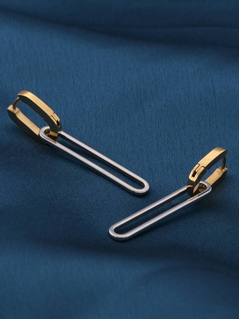 Gold-Plated Hoop Earrings : ER187