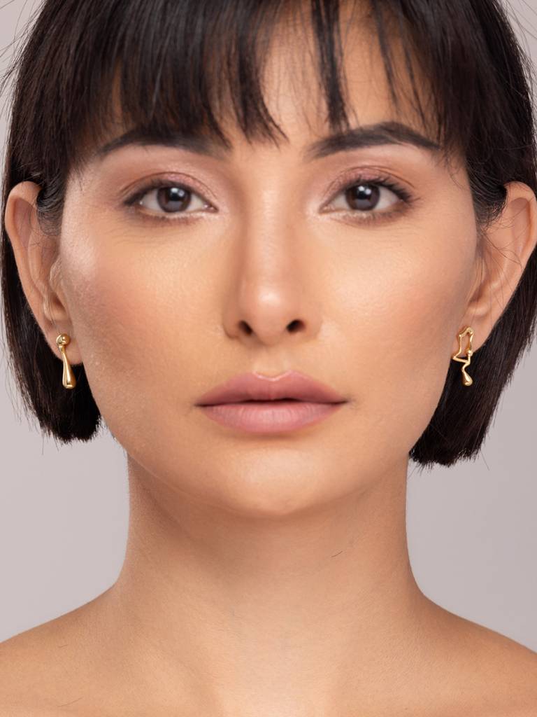 Crooked Mismatch Earrings : ER225-G