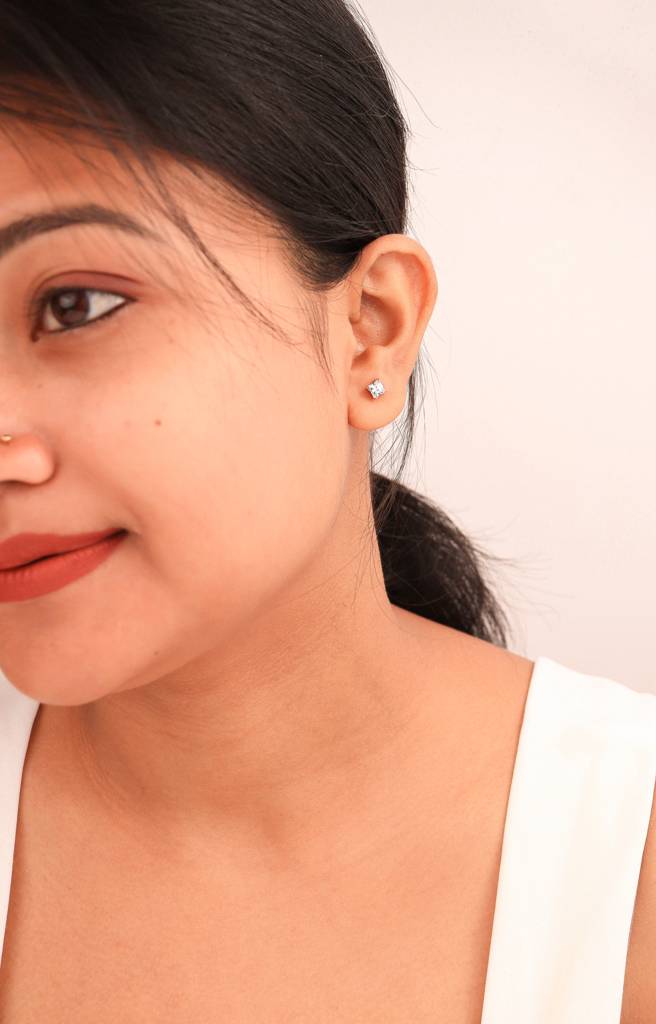 Silberry 925 Sterling Silver Classic 5Mm Studs : ER2382
