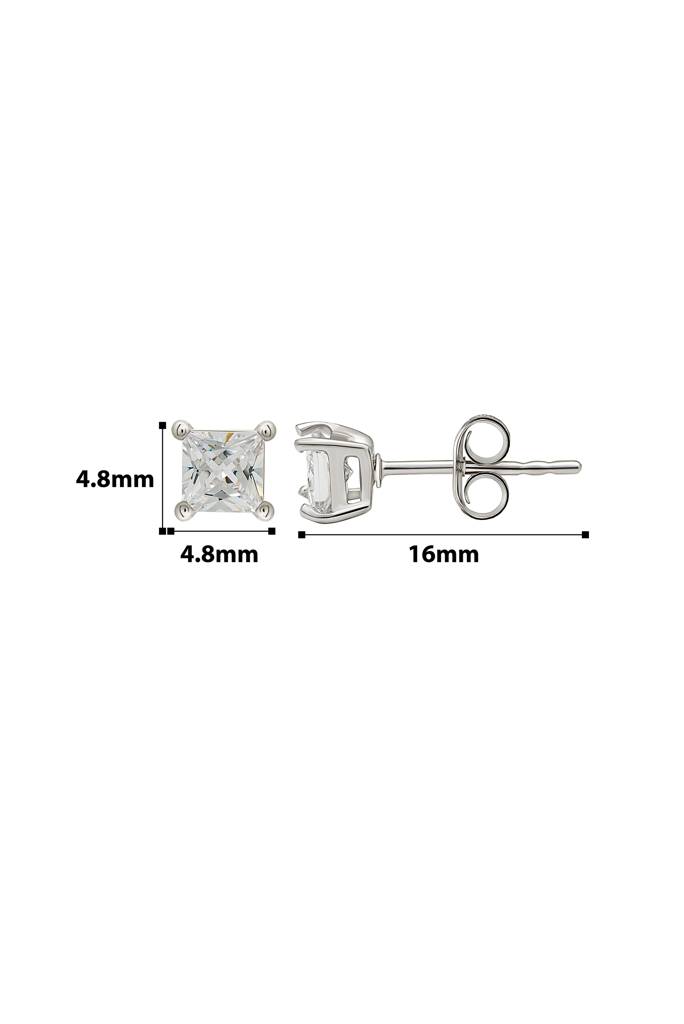 Silberry 925 Sterling Silver Classic 5Mm Studs : ER2382