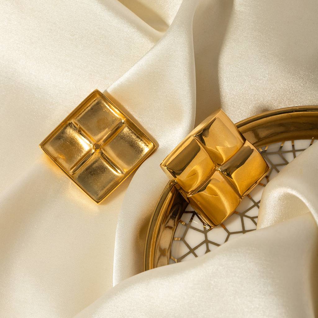 Geometria Earrings For Womens Waterproof & Anti-Tarnish : ER240