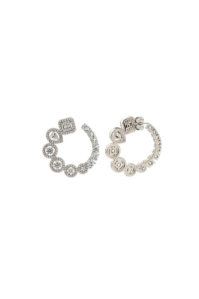 Silberry 925 Sterling Silver Moonbeam Earrings : ER2449