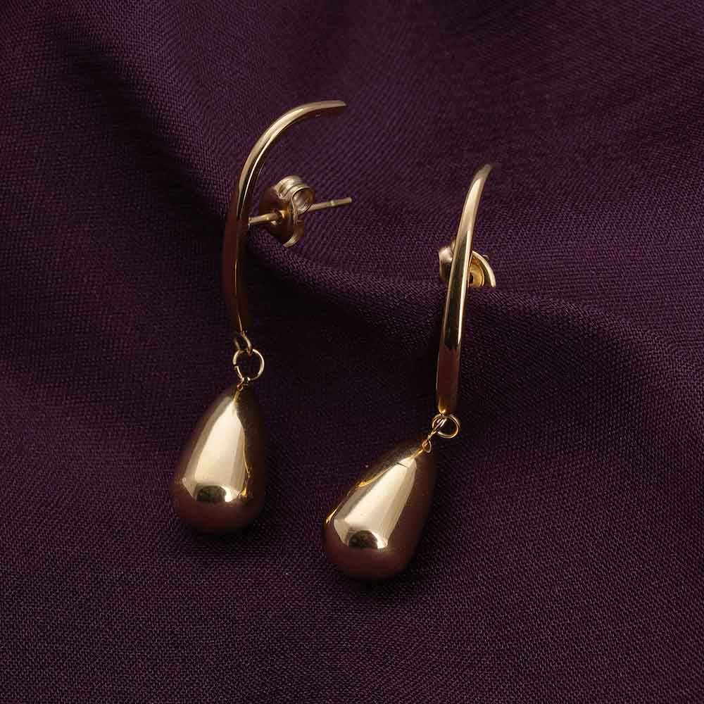 Teardrop Harmony Earrings For Womens Waterproof & Anti-Tarnish : ER250