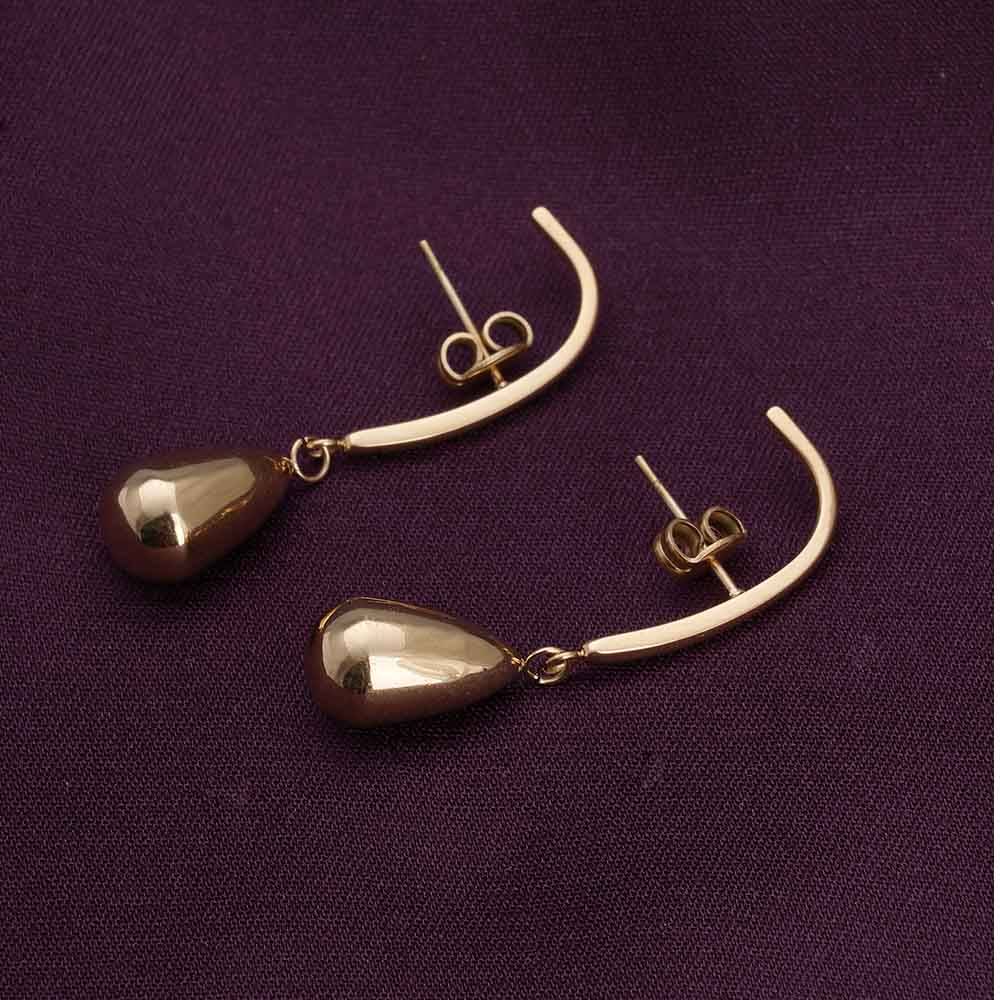 Teardrop Harmony Earrings For Womens Waterproof & Anti-Tarnish : ER250