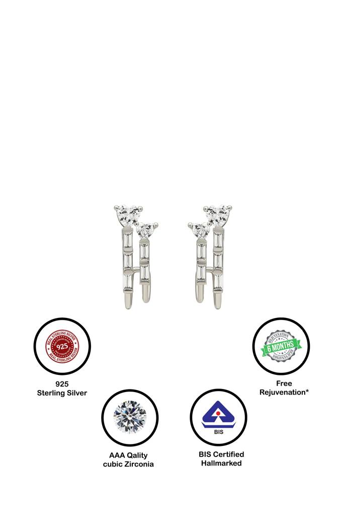 Silberry 925 Sterling Silver Petite Earrings : ER2531