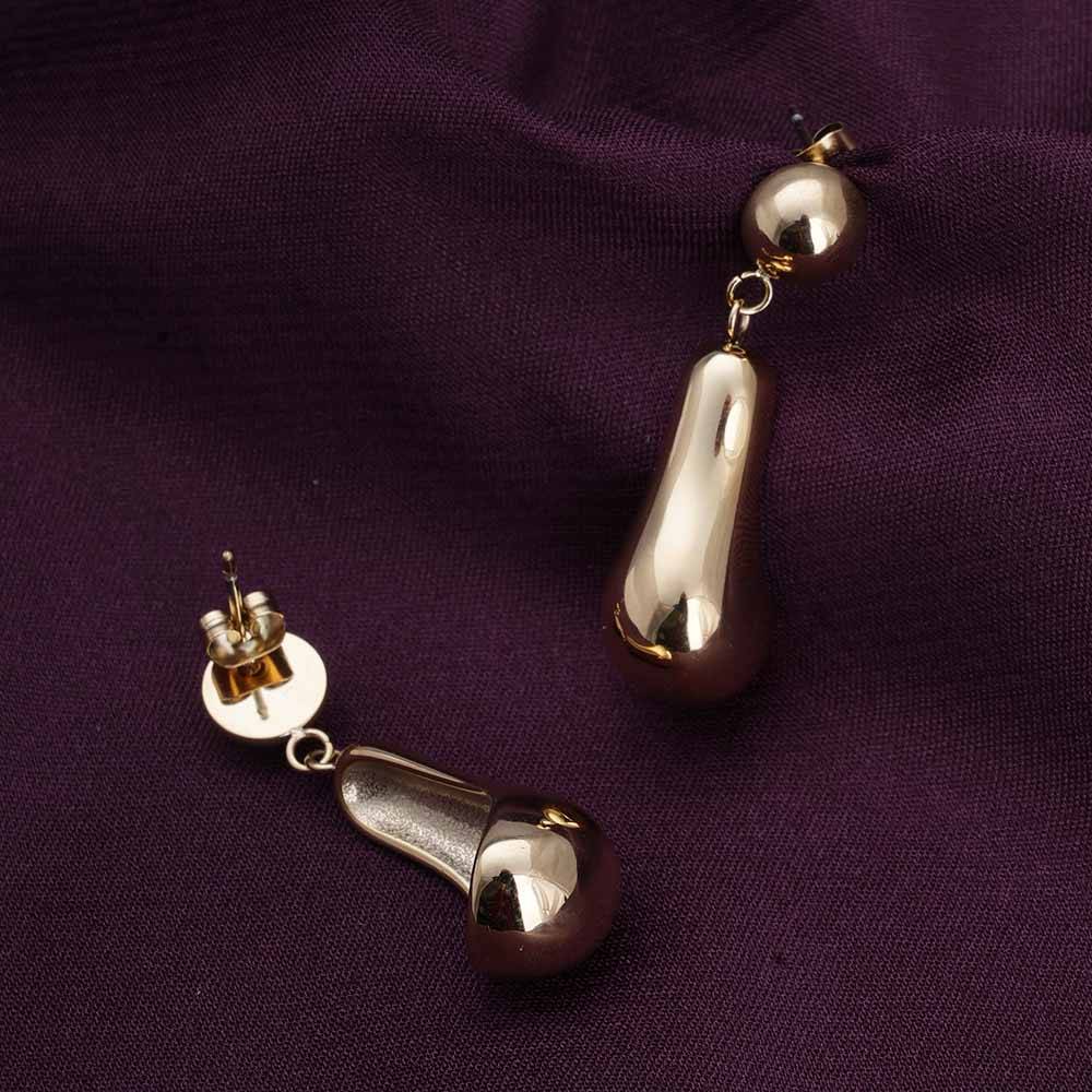 Hollow Teardrop Earrings For Womens Waterproof & Anti-Tarnish : ER258
