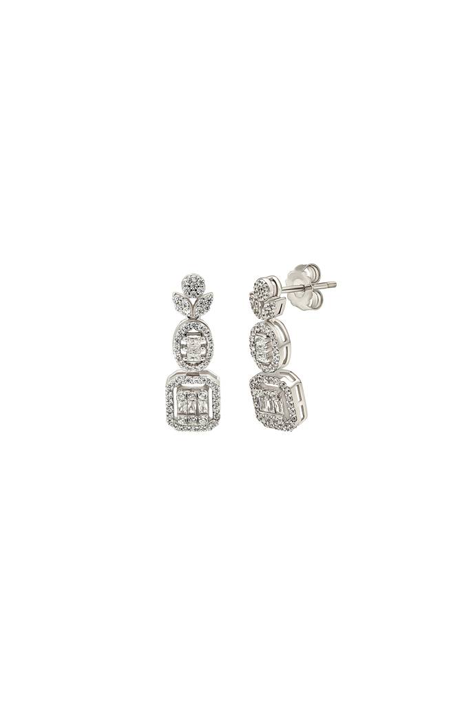 Silberry 925 Sterling Silver Marvel Earrings : ER2599