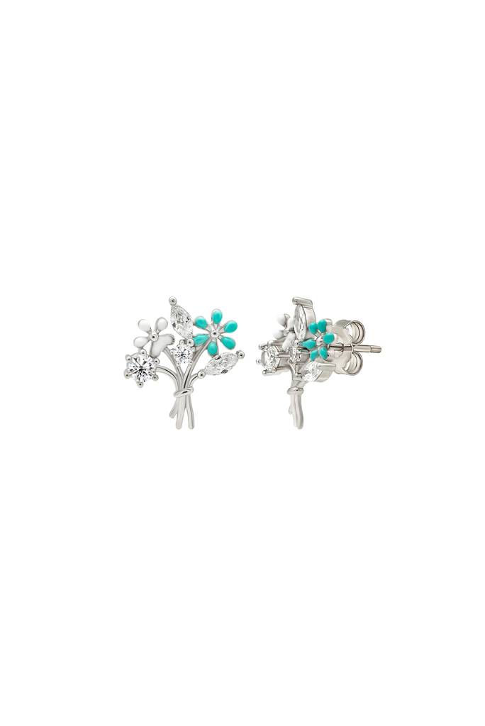 Silberry 925 Sterling Silver Leafy Earrings : ER2739