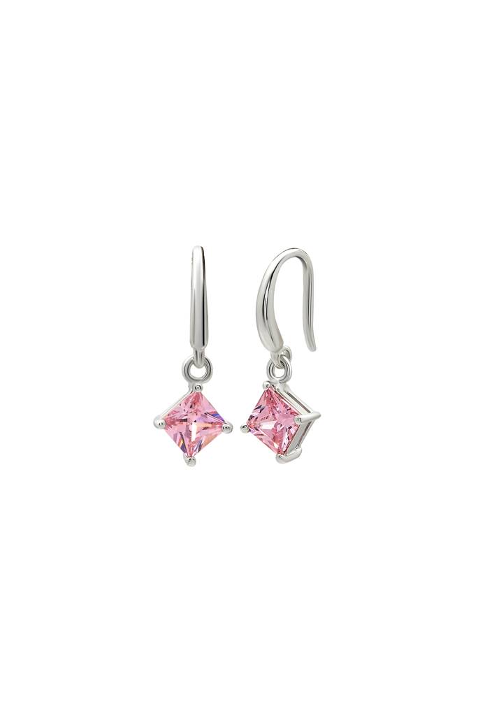 Silberry 925 Sterling Silver Pink Luster Earrings : ER3311