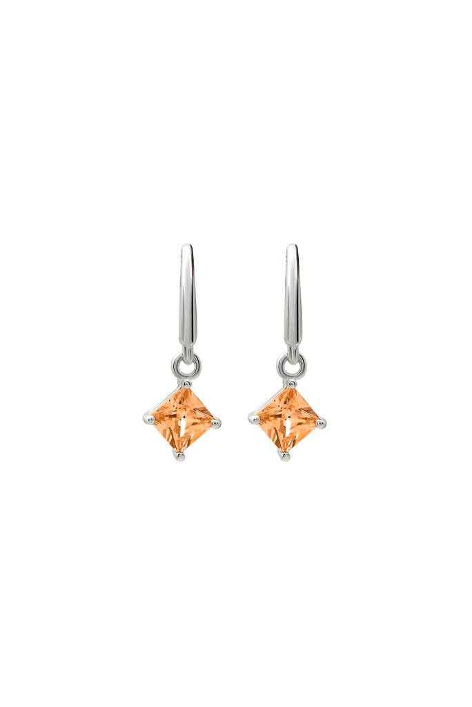 Silberry 925 Sterling Silver Pink Luster Earrings : ER3335