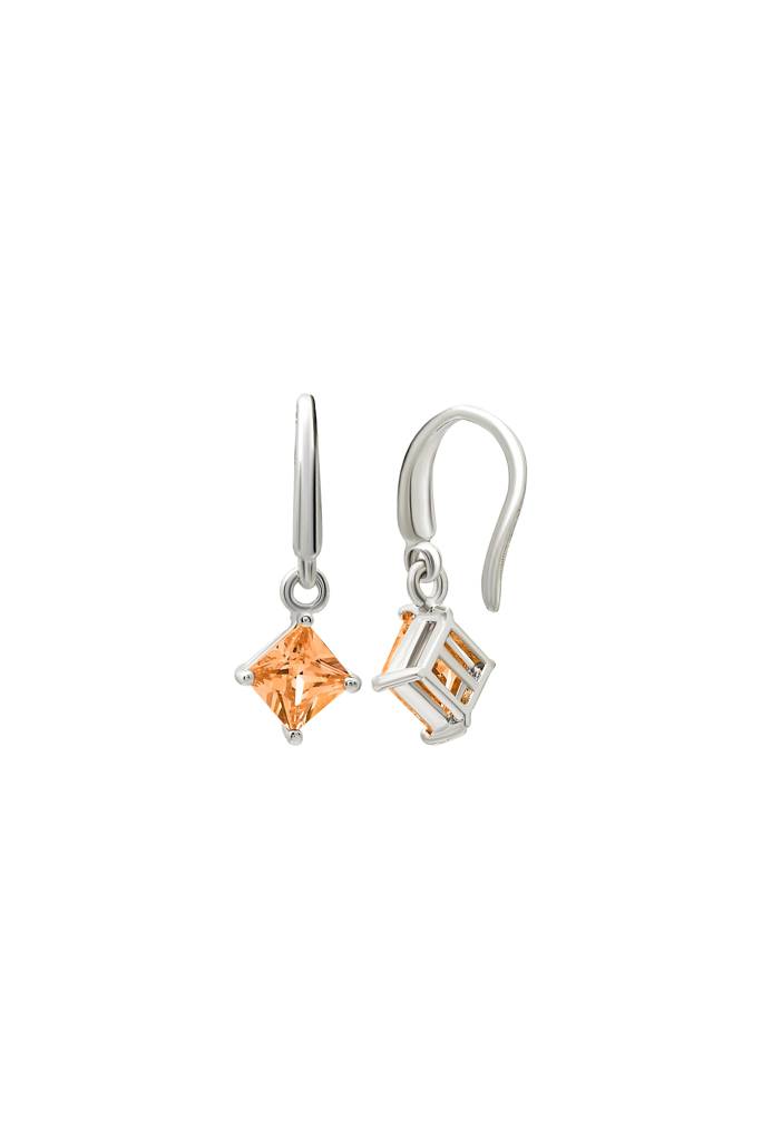 Silberry 925 Sterling Silver Pink Luster Earrings : ER3335