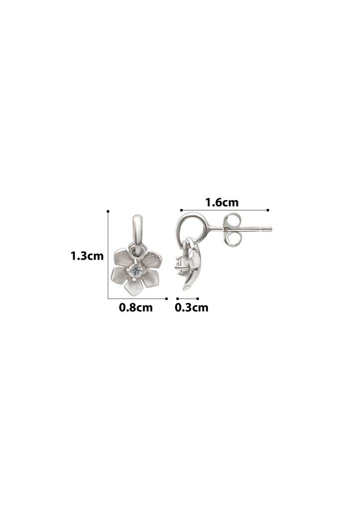 Silberry 925 Sterling Silver Lily Earrings : ER3382