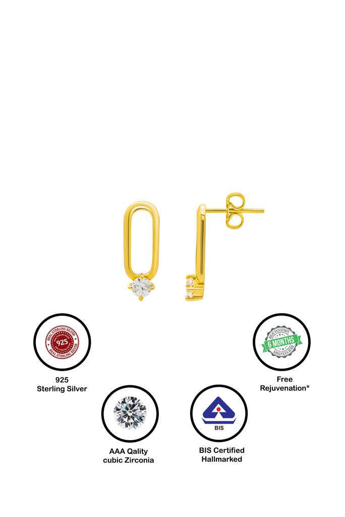 Silberry 925 Sterling Silver Starlight Earrings : ER3762