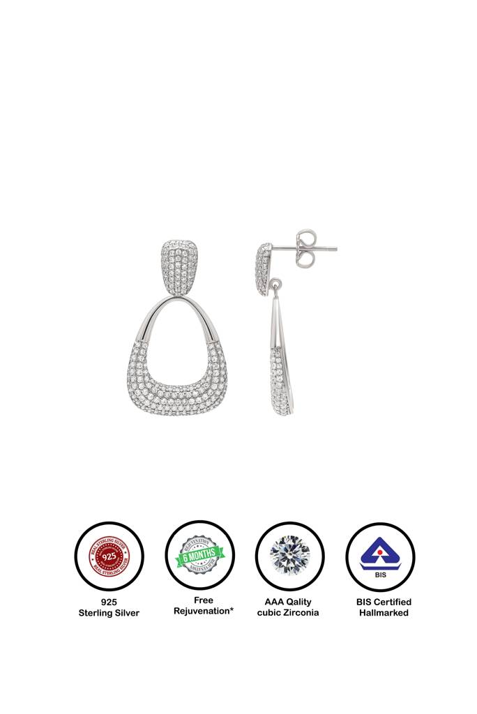 Silberry 925 Sterling Silver Luxe Earrings : ER3872