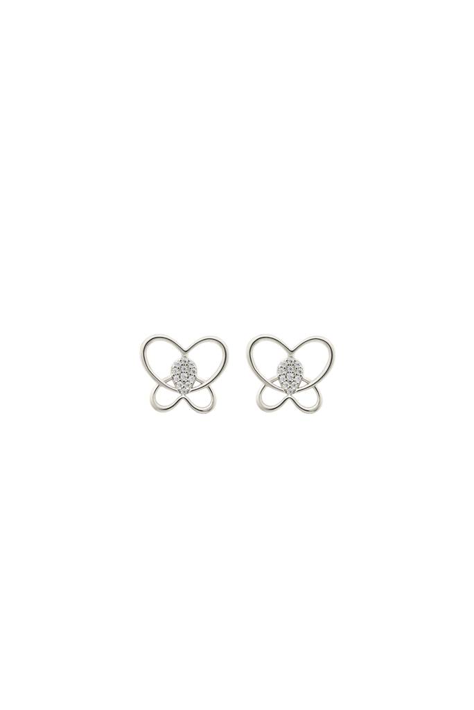 Silberry 925 Sterling Silver Delicate Butterfly Earrings : ER3982