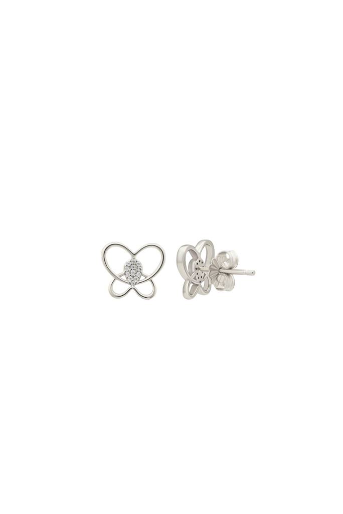 Silberry 925 Sterling Silver Delicate Butterfly Earrings : ER3982