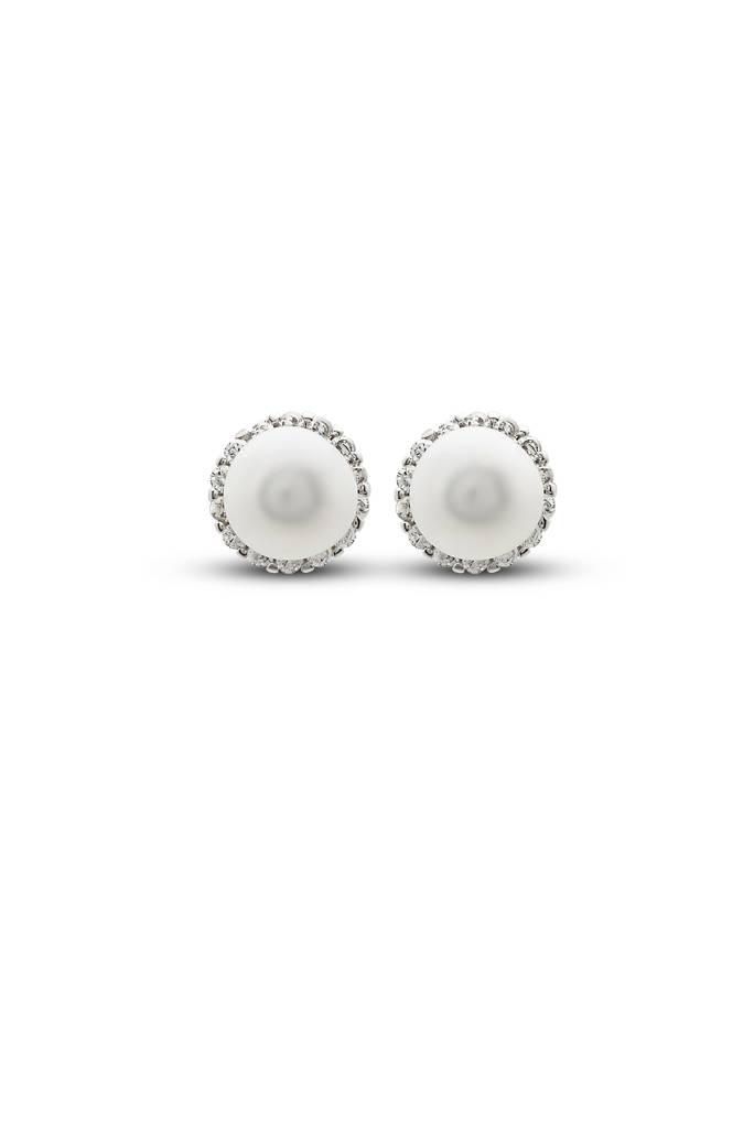 Silberry 925 Sterling Silver Pearl Shine Earrings : ER404