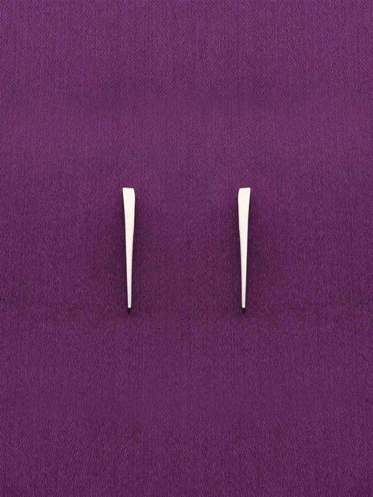 Sterling Silver Shining Simplicity Dangler Earrings : ERDN199-S-NA