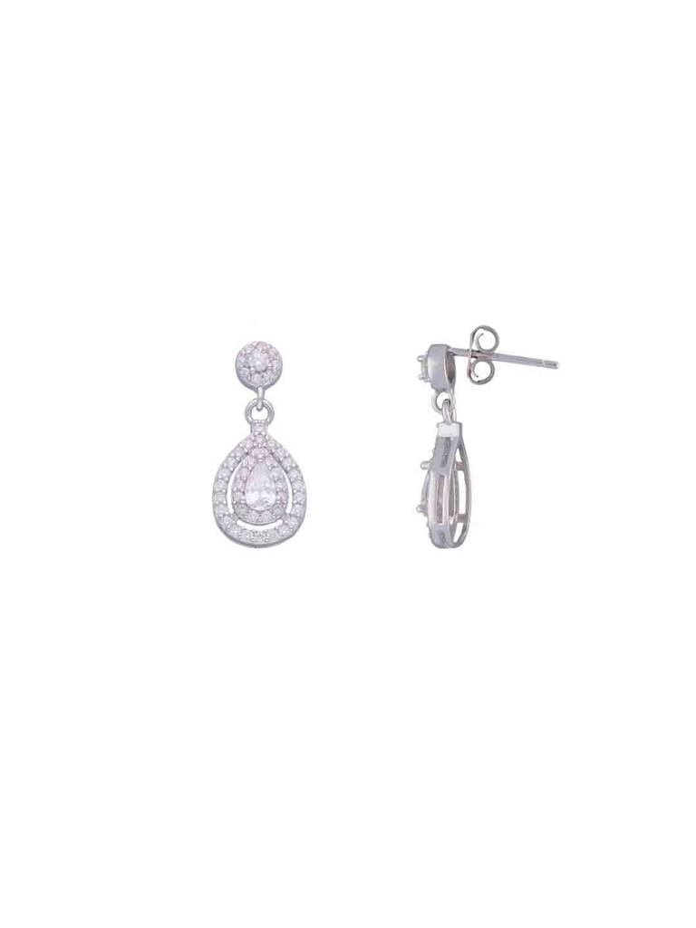 Sterling Silver Dazzling Delight Drop Earrings : ERDR1-S-NA