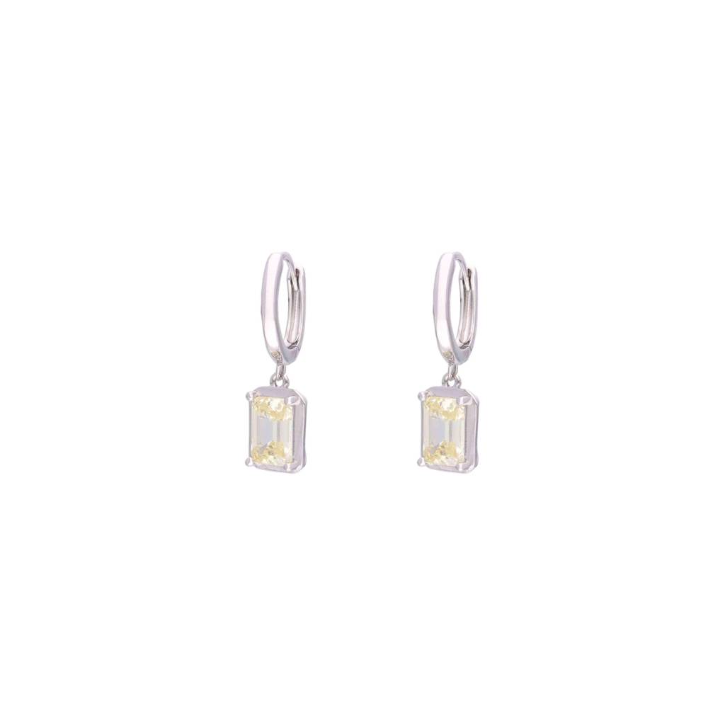 Sterling Silver Chic Drop Earrings : ERDR196-S-NA